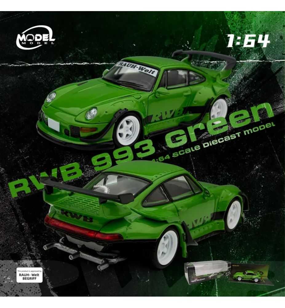 Model Model Porsche RWB 993 Green 1:64