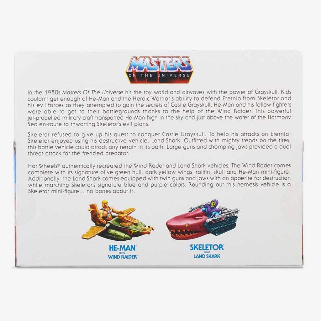 Hot Wheels Masters of the Universe Wind Raider vs. Land Shark