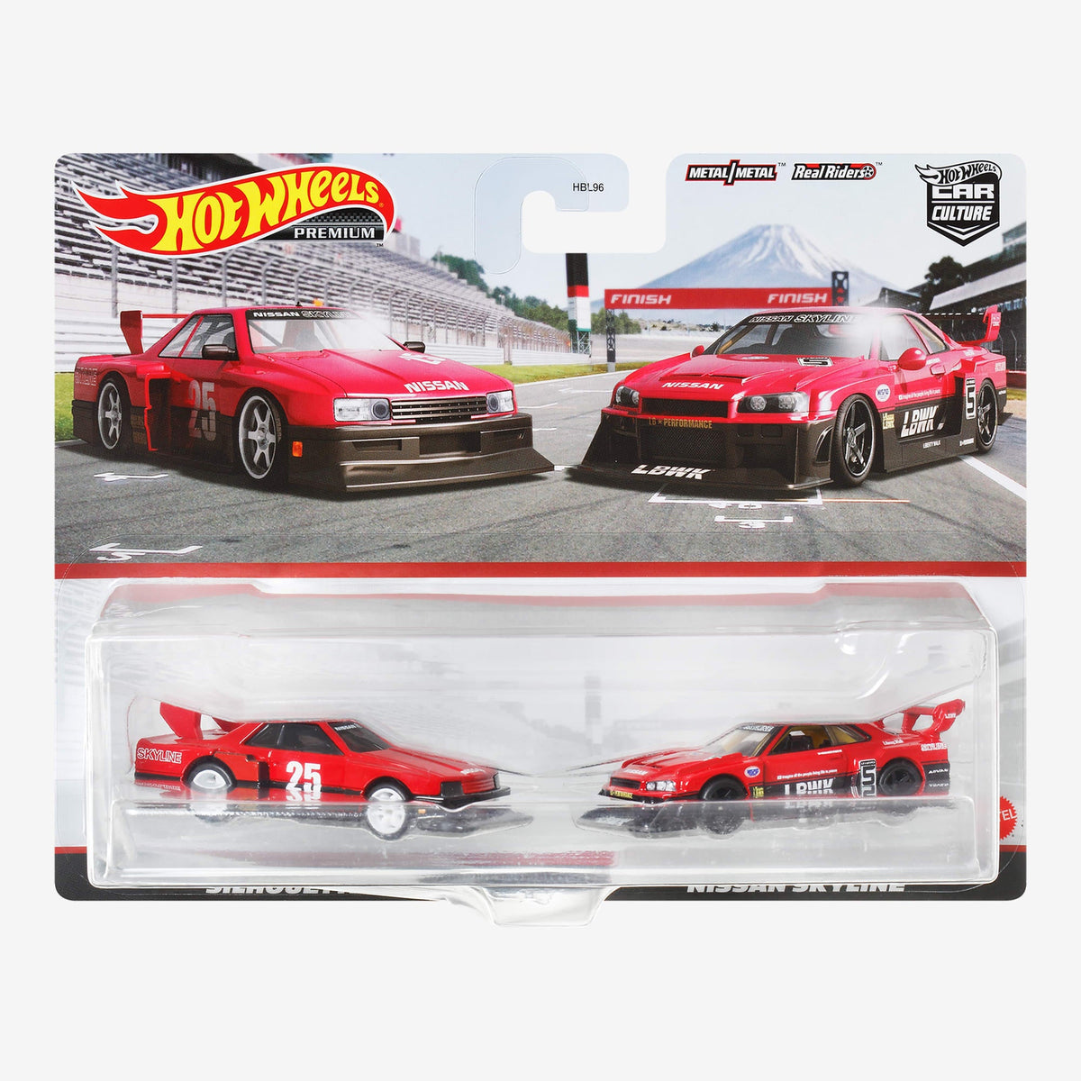 Hot Wheels Premium Car Culture 2-Pack Nissan Skylines