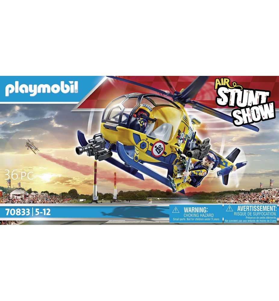 Playmobil Air Stuntshow 70833 Film Crew Helicopter