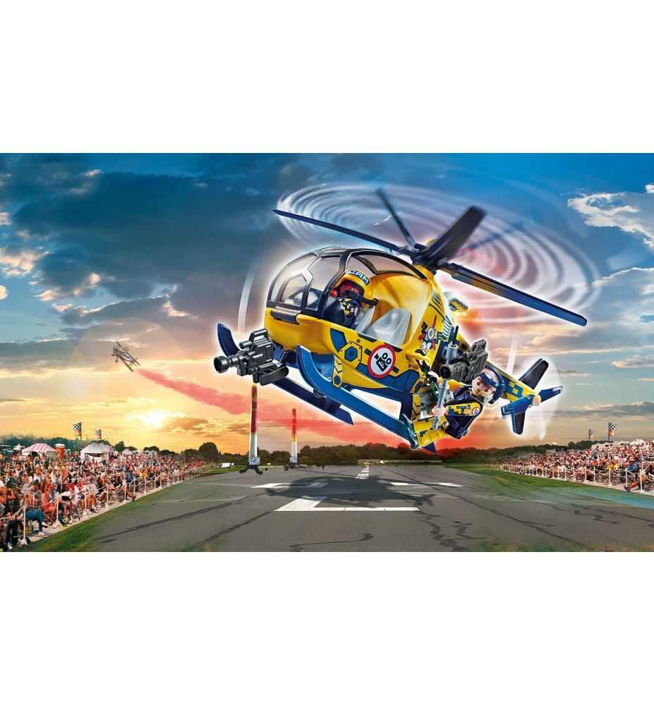 Playmobil Air Stuntshow 70833 Film Crew Helicopter