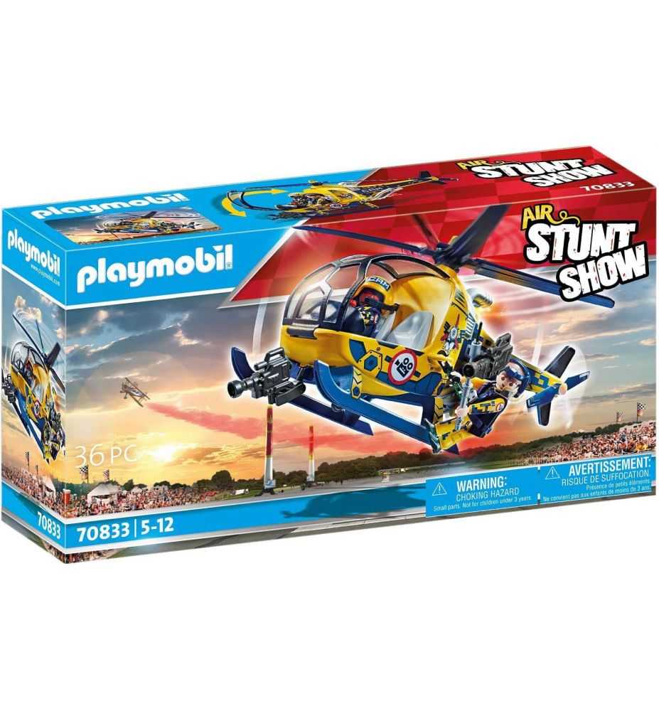 Playmobil Air Stuntshow 70833 Film Crew Helicopter