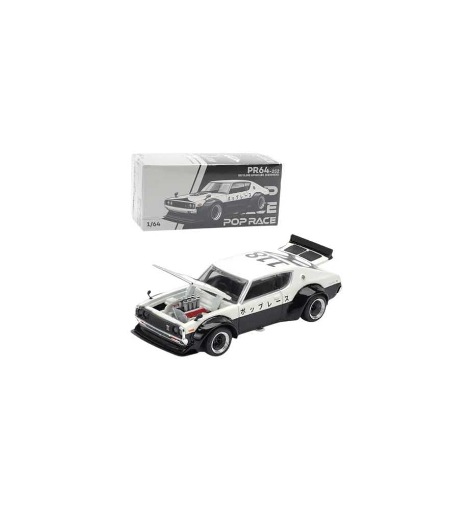 Pop Race Nissan Skyline KPGC110 (Kenmeri) 1:64
