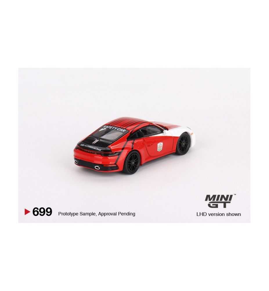 Mini GT 2023 Porsche 911 (992) Carrera S IMSA Daytona 24 Hours Safety Car 1:64