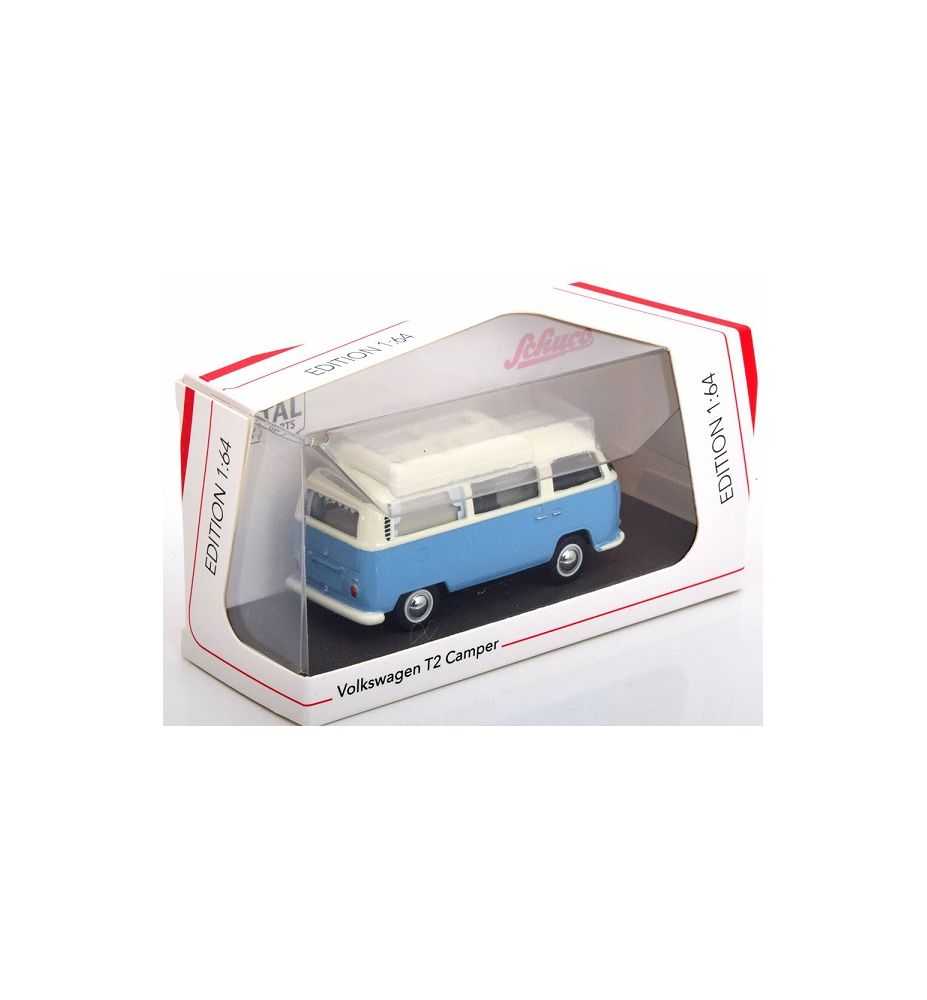 Schuco Volkswagen T2 Camper Light Blue 1:64