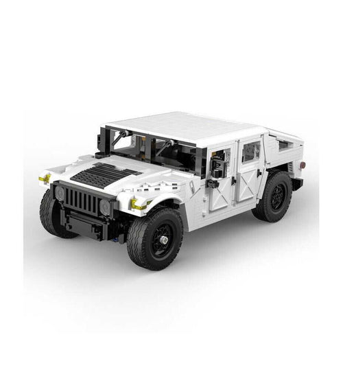 CaDA Humvee White Building Set 1:12 (1380 Pieces)