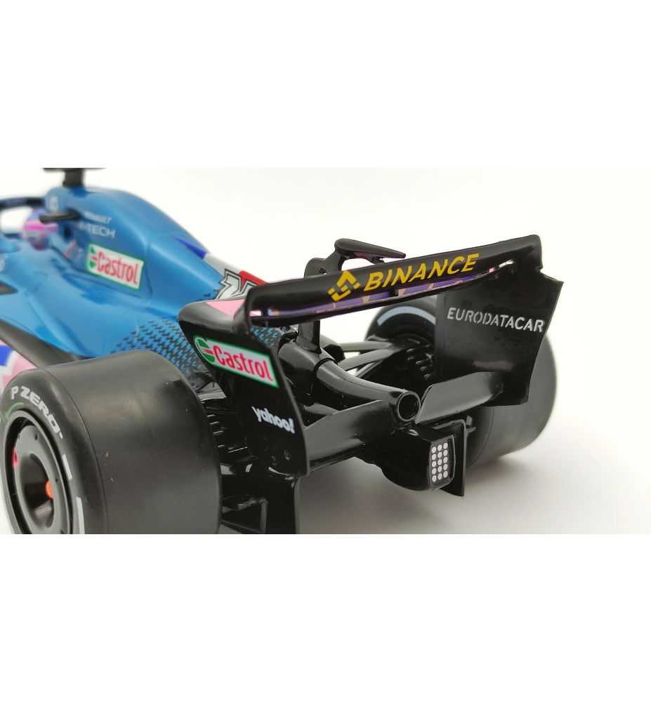 Solido Alpine A522 #14 Fernando Alonso 7th Monaco GP 2022 1:18