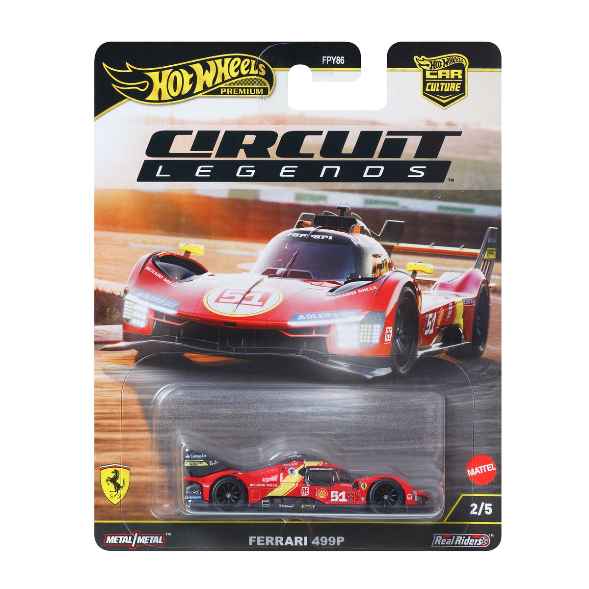 Hot Wheels Premium Car Culture Circuit Legends Ferrari 499P