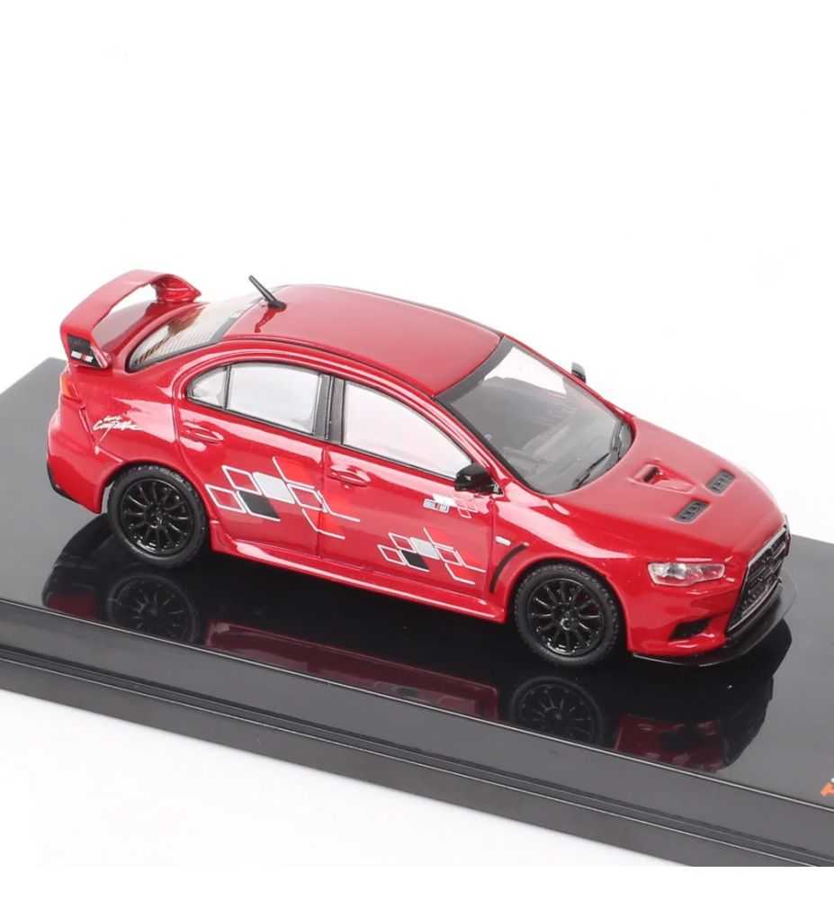 Tarmac Works Mitsubishi Lancer Evolution X Ralliart Red 1:64