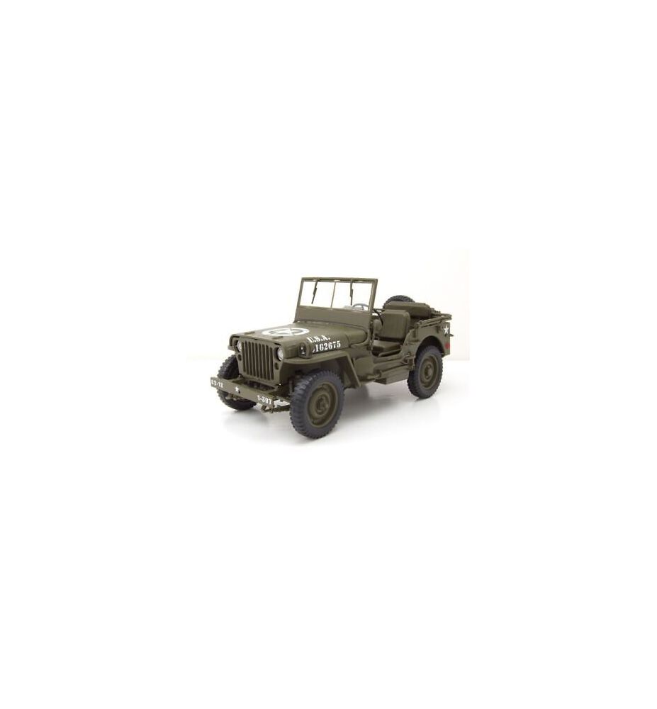 Welly 1941 Jeep Willys MB US Army Olive Green 1:18